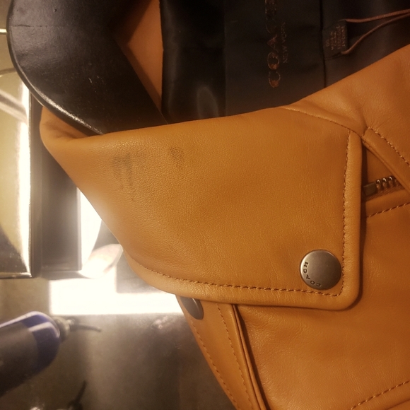 Gorgeous Sport Boutique Coach - Leather Moto Jacket with Silver Hardware❣️❣️❣️ - Picture 7 of 10